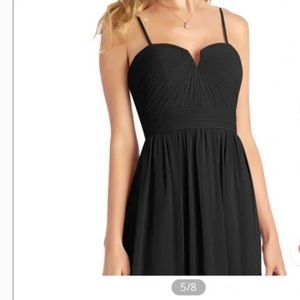 Azazie Lara Bridesmaid Dress (black)